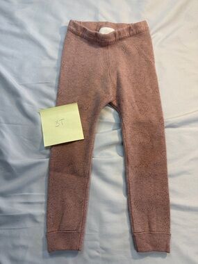 Zara - Knit Leggings in Soft Pink